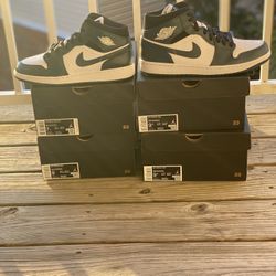 BRAND NEW JORDAN 1 MID “ARMORY NAVY” FOR SALE!!! GS SIZE 7 $150. MEN SIZES 9 & 9.5 $170
