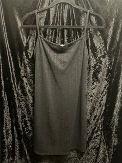 90s Style Grunge Black Dress