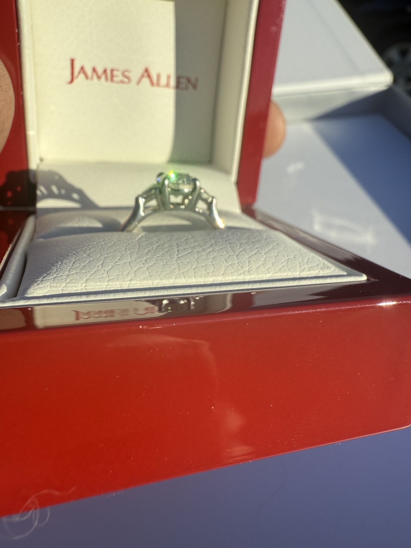 James Allen Nyc 1.1 Carat Flawless Diamond Engagement Ring.
