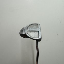 Odyssey White Hot 2-Ball Mallet Putter RH Silver/Black/White Steel Shaft Youth