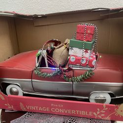 Vintage  Christmas Convertible