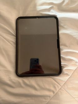 iPad with otter box Black Protective Case