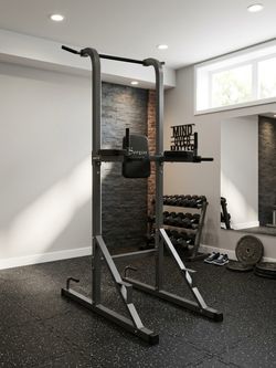 Soozier Power Tower - Pull Up Bar & Dip Station