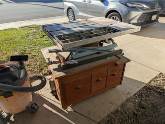 Craftsman Table Saw and Support Cabinet