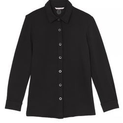 Victoria's Secret Brushed Modal Black Fleece Oversized Shirt