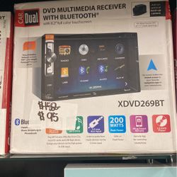 Dual DVD Multimedia Receiver With Bluetooth