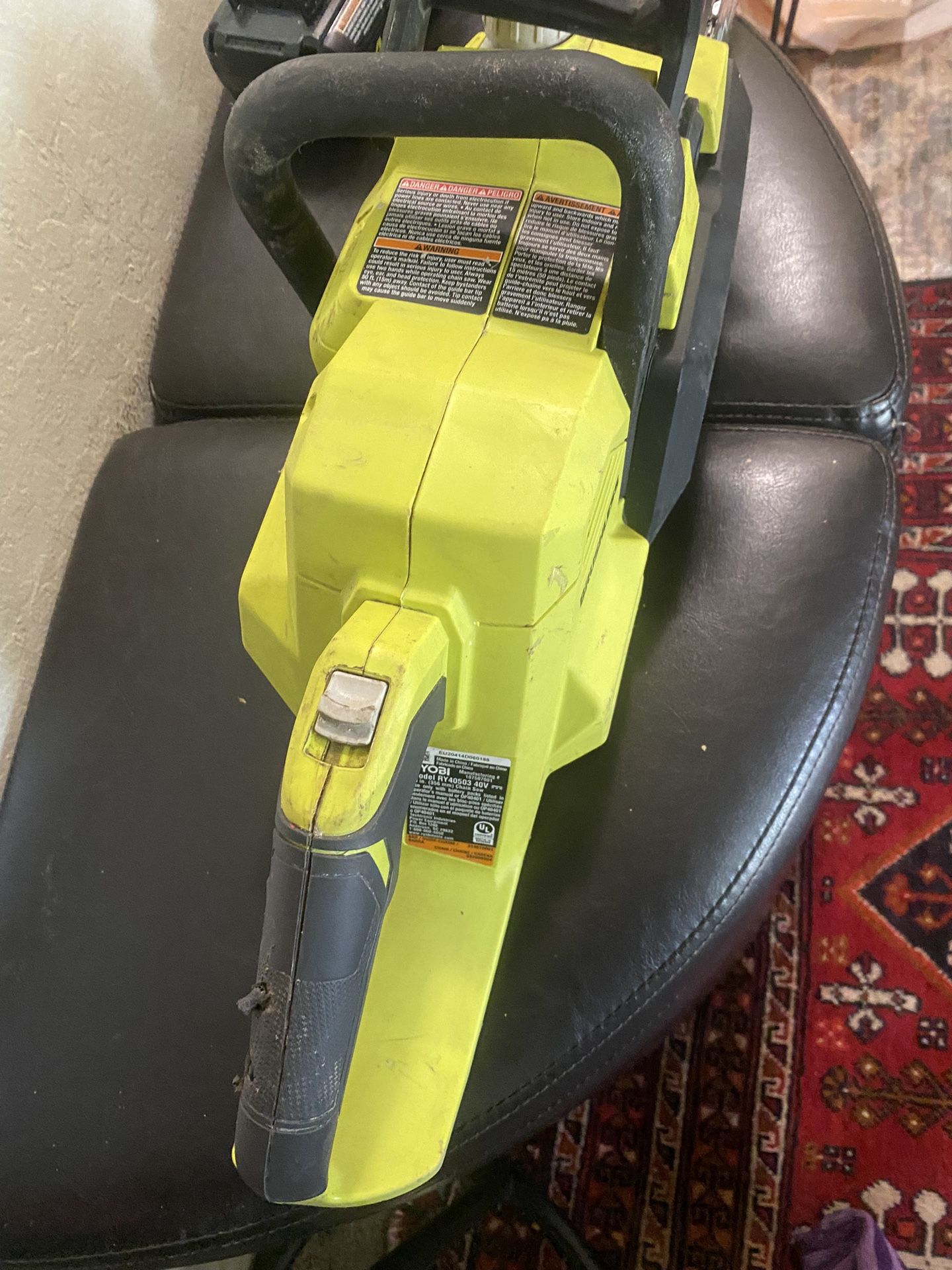 Ryobi Chainsaw 40v  14 In Included Battery Not Charger