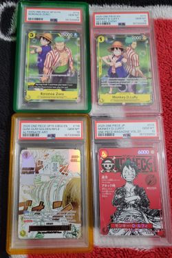 One piece slabs psa 10 Sp alt art