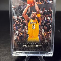 Kobe Bryant Card Panini 