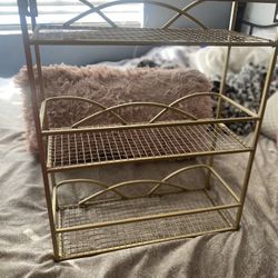 Metal Gold Shelf 