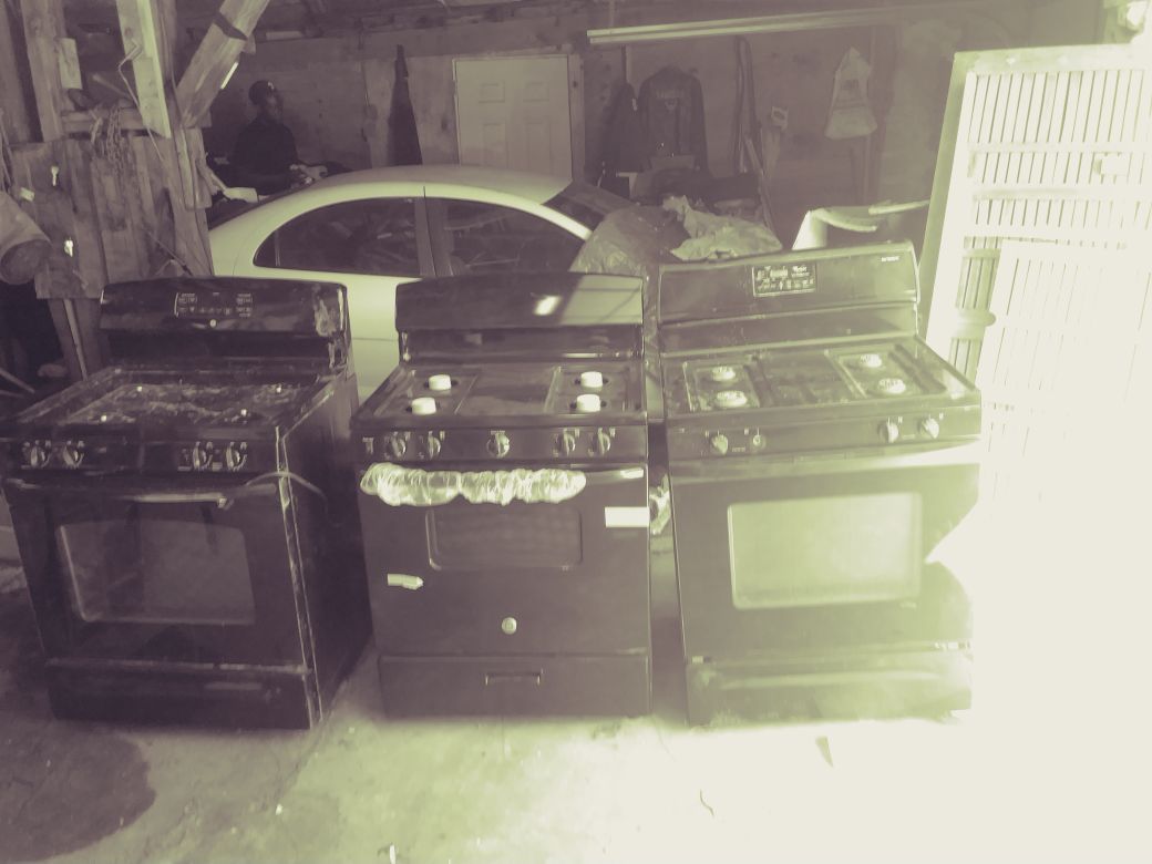Gas and electric stoves