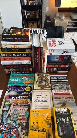 Books Moving Sale - Stephen king First editions - Disney - sports books - music books - comic books