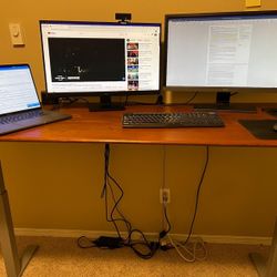 Autonomous automated Standing Desk Frame + Table Top