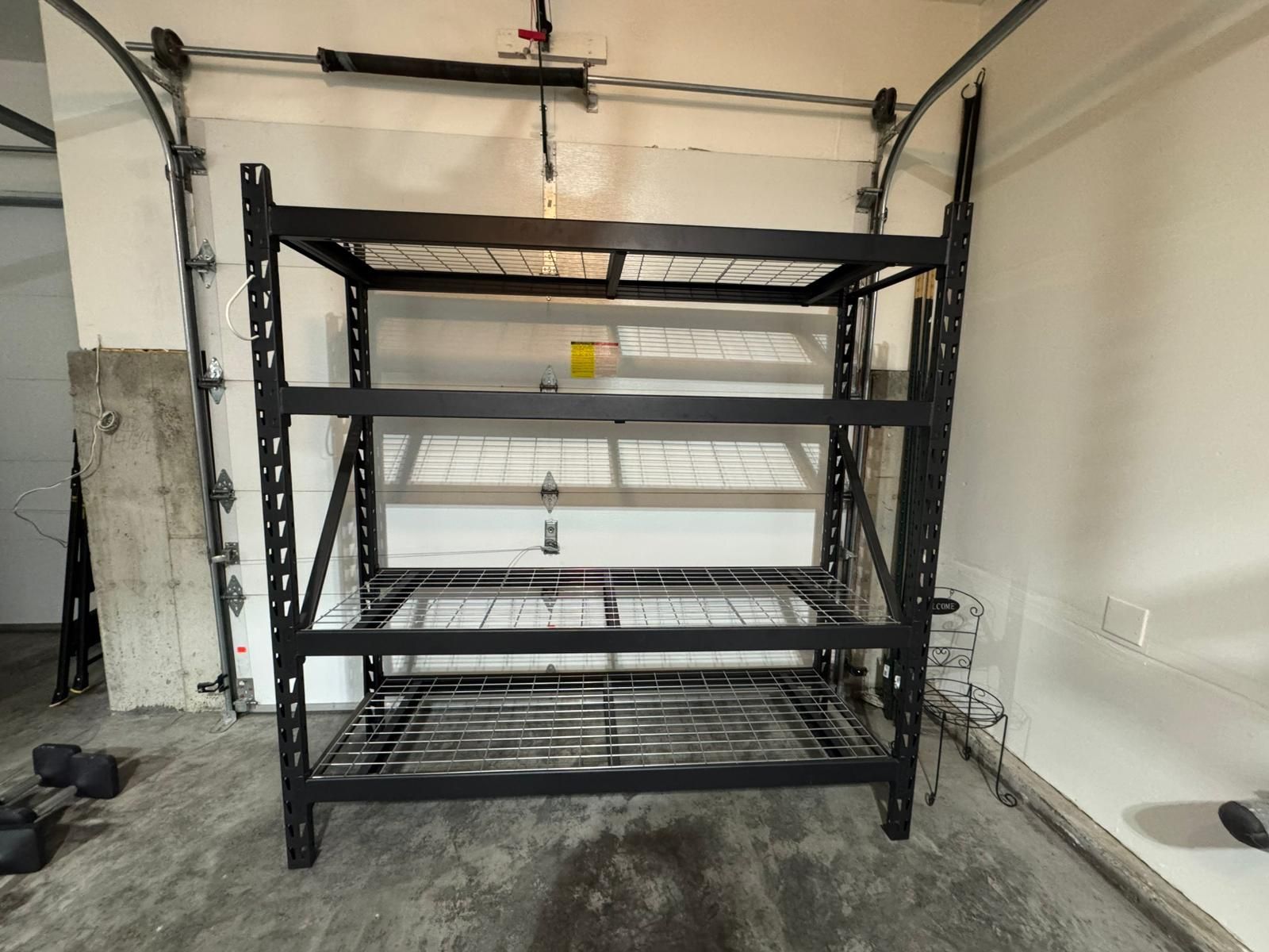 Husky 4-Tier Industrial Duty Steel Freestanding Garage Storage Shelving Unit
