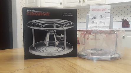 Infinite circulon cradle with butane burner