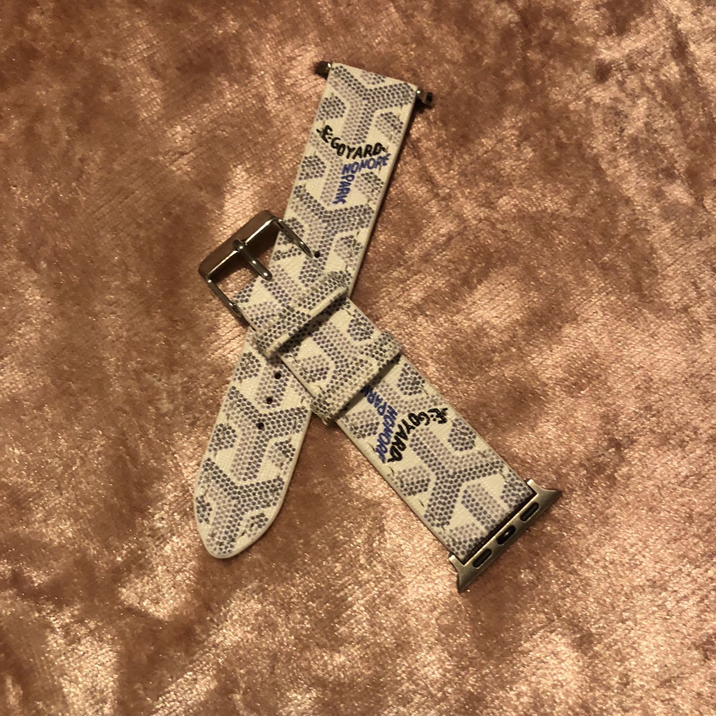 Louis Vuitton x Supreme Apple Watch band handmade for Sale in Greenville,  SC - OfferUp