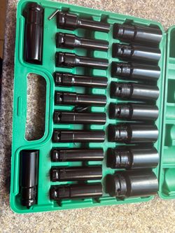 Deep Impact Socket Set in Green Case