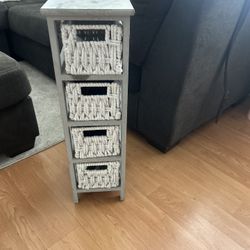  4 storage  small 29 inches tall  9 inches long  11 inches wide