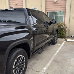 265/70R18 Yokohama tires with OME TRD rims.