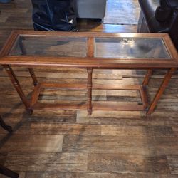 Wood Entrance Table