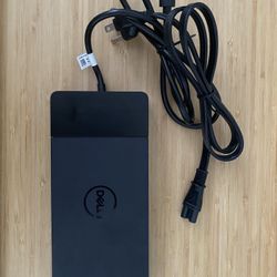 Dell WD15 Monitor Dock 4K with 180W Adapter, USB-C, Black,Dual Display