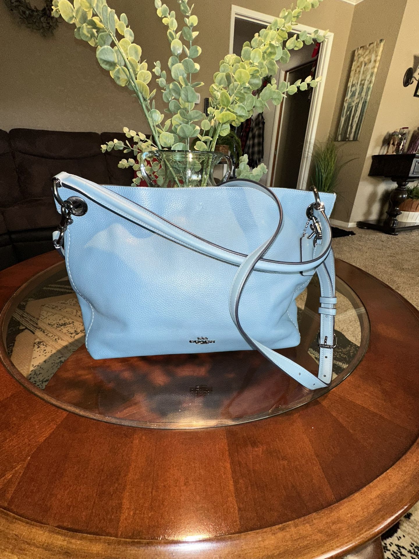 Coach Clarkson Hobo Blue Bag