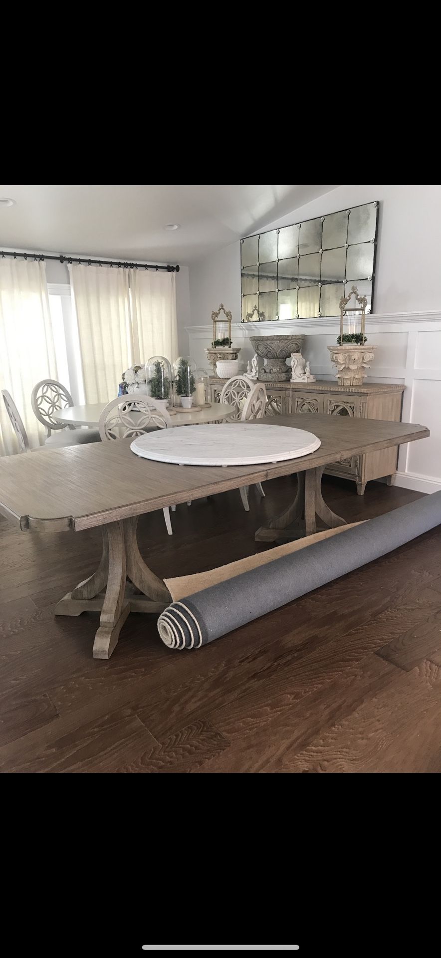 Hooker Furniture Corsica Rectangle Pedestal Dining Table 5180-75206