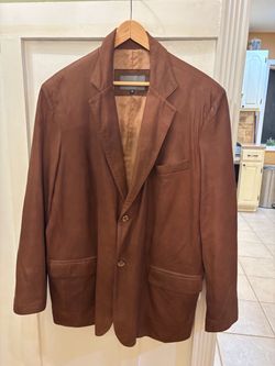Johnston & Murphy Brown Leather Jacket