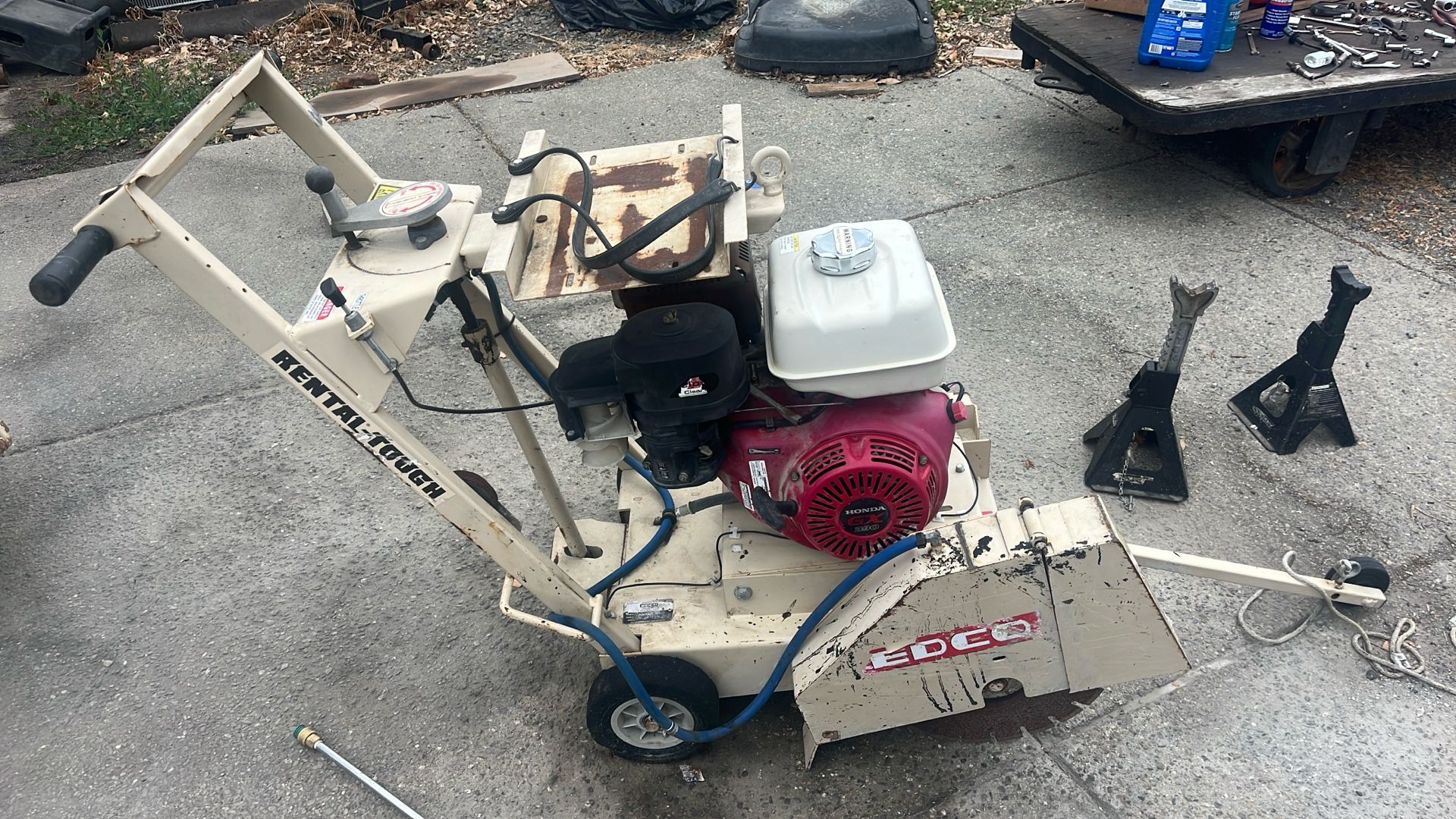 Edco Walk Behind Saw