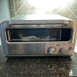Breville Countertop Pizza Oven (Pizzaiolo Style) + Stainless Steel Pizza Peel – Excellent Condition
