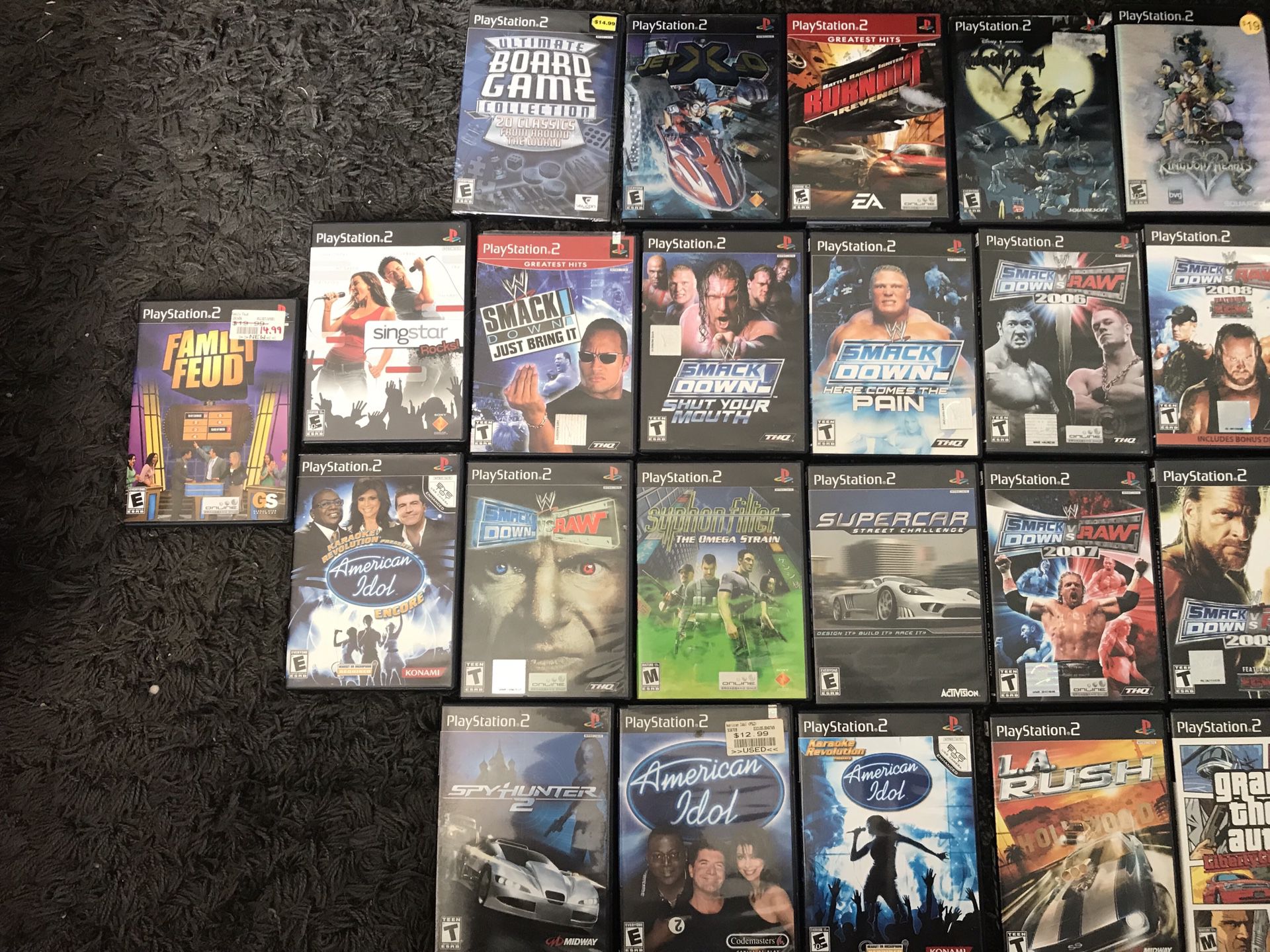 PS2 System (SOLD) and Games (bundle or separate) (WWE games, already SOLD)