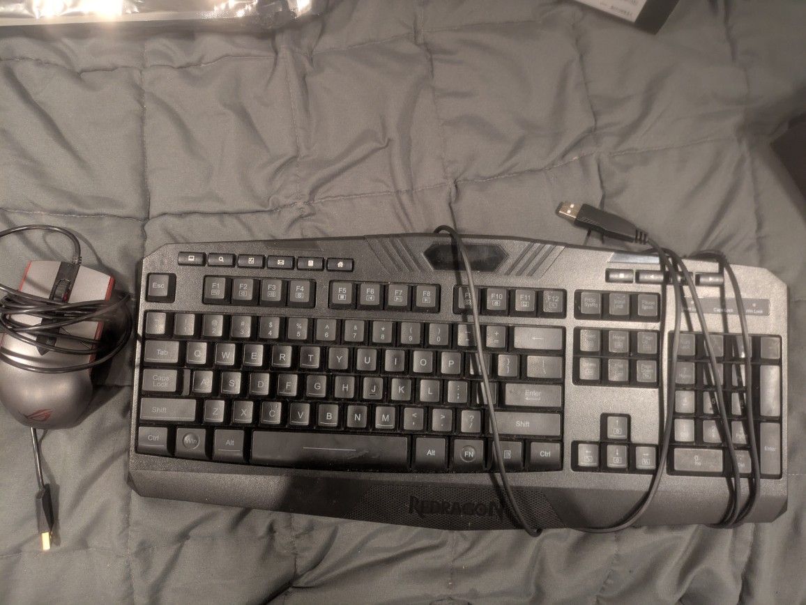 Redragon Mouse And Keyboard