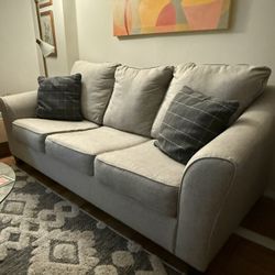 Living Spaces Modern 92” Sofa 