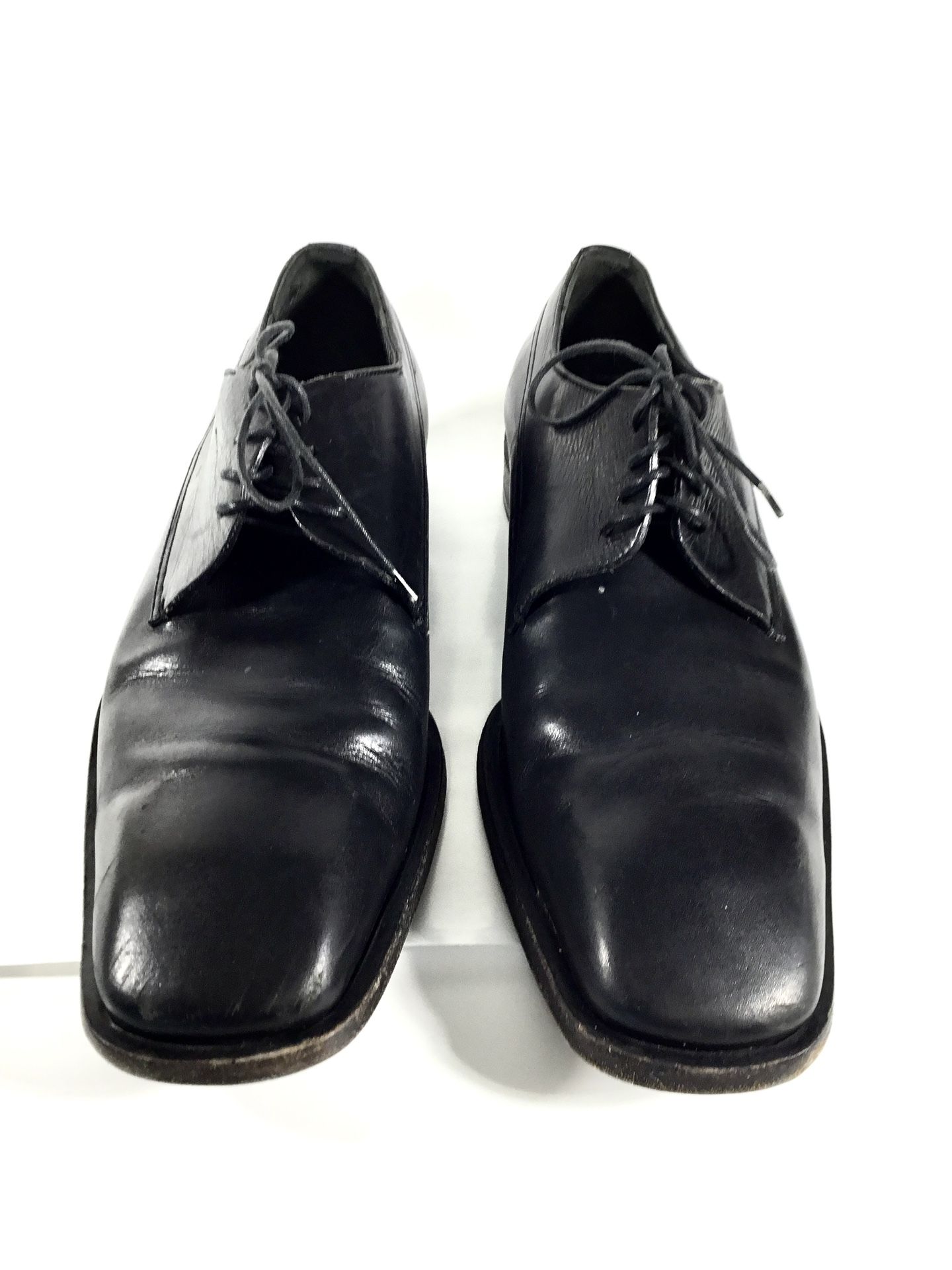 Gucci Oxford Black Leather Lace-up Dress Shoes Men’s Size 10