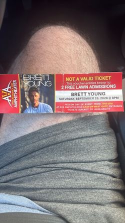 2 Tickets Bret Young