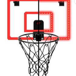 LED Over The Door Basketball Hoop