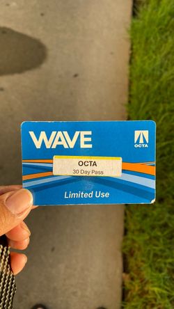 OCTA Wave 30 Day Bus Pass