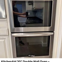 Electric Kitchen Aid 30 “ Inch Standard Double Wall  Oven 