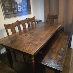 Solid Wood Dining Table