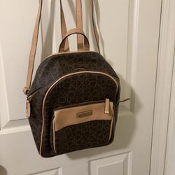 Calvin Klein Backpack Size Large Leather