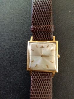 JAEGER Lecture watch 18k gold vintage antique
