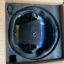 2015 Q50 Carbon Fiber LED Steering Wheel