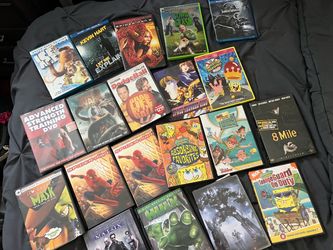 DVD and Blu-ray Movie Lot (20+ Titles)