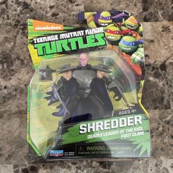 SHREDDER UNMASKED - Nickelodeon Teenage Mutant Ninja Turtles -Playmates NEW 2014 