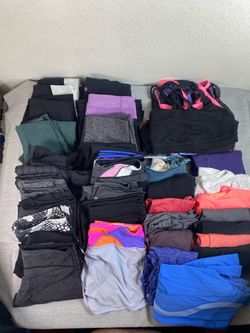 Lululemon 40 Piece Lot, Leggings, Bras, And Tanks Etc…