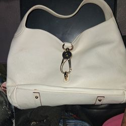 Dooney & Bourke white leather purse