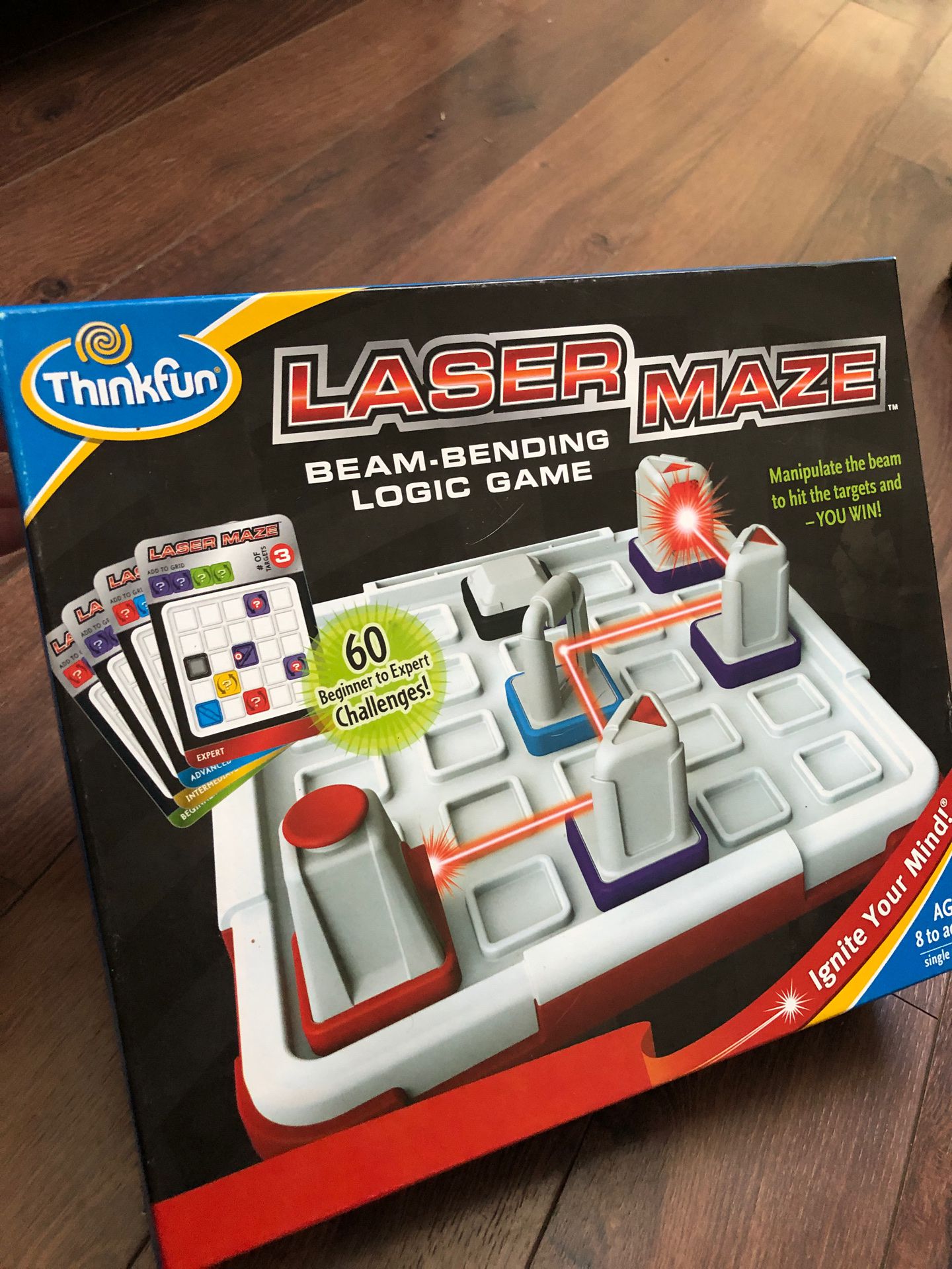 New laser maze logic game - single player - STEM, science, homeschool
