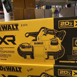 DEWALT 20-Volt MAX 3-3/8 in. Cordless Brushless Bandsaw (Tool-Only)