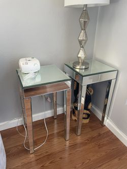 mirror and tables
