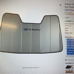 Subaru Foldable Sunshade 